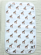 Load image into Gallery viewer, BBLUXE Giraffe Burp Cloth