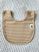 Load image into Gallery viewer, Cocoa Stripes Cotton Bib (4 Layers)