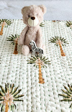 Load image into Gallery viewer, Oasis Kantha Cot Quilt / Playmat XL- Reversible