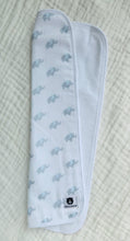 Load image into Gallery viewer, BBLUXE Elephant Burp Cloth