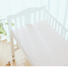 Load image into Gallery viewer, 100% Organic Cotton Gauze Fitted Cot Sheet