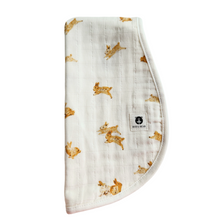 Load image into Gallery viewer, Bunnies Organic Cotton Muslin Burp Cloth