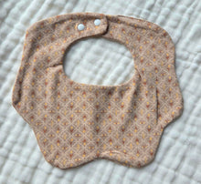 Load image into Gallery viewer, Printed Petal Dribble Bib - 6-Layer Cotton Blend - Vintage Blooms