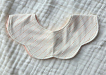 Load image into Gallery viewer, Printed Petal Dribble Bib - 6-Layer Cotton Blend - Dotty Pink