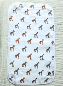 BBLUXE Giraffe Burp Cloth