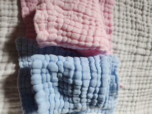 Candyfloss - Cotton Gauze 6-layer Reusable Wipe/Washcloth (2pk)