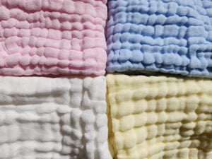 Candyfloss - Cotton Gauze 6-layer Reusable Wipe/Washcloth (2pk)