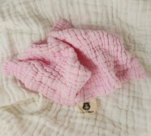 Candyfloss - Cotton Gauze 6-layer Reusable Wipe/Washcloth (2pk)