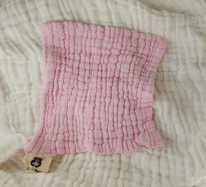 Candyfloss - Cotton Gauze 6-layer Reusable Wipe/Washcloth (2pk)