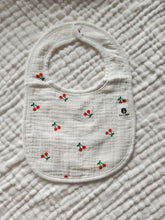 Load image into Gallery viewer, Cherries 100% Cotton Bib (6 Layers)
