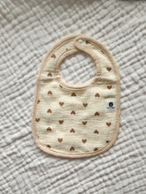 Load image into Gallery viewer, Hearts 100% Cotton Bib (6 Layers)
