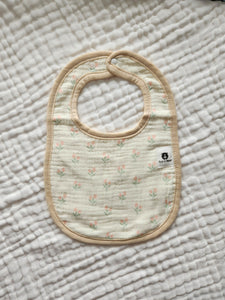 Tulips 100% Cotton Bib (6 Layers)