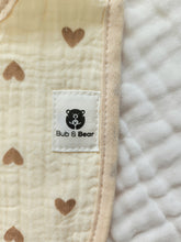 Load image into Gallery viewer, Hearts 100% Cotton Bib (6 Layers)

