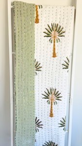 Oasis Kantha Cot Quilt / Playmat XL- Reversible