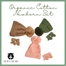 Load image into Gallery viewer, Newborn 100% Organic Cotton Knit Beanie
