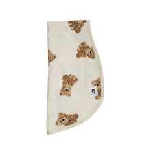 Load image into Gallery viewer, NEW - Cosy Teddies - Bamboo-Cotton Ultrasoft Burp Cloth
