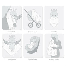 Load image into Gallery viewer, Cross Muslin Swaddle Sheet
