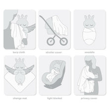 Load image into Gallery viewer, Butterfly Muslin Swaddle Sheet
