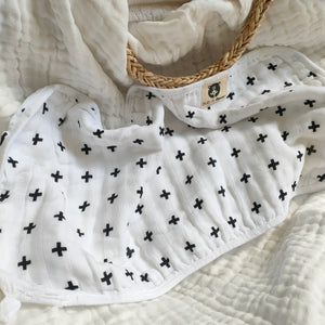 Cross Muslin Burp cloth