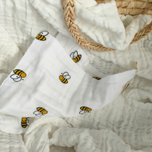 Load image into Gallery viewer, Bumblebee Muslin Washcloth (Large)

