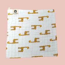 Load image into Gallery viewer, Giraffe Muslin Washcloth (Large)
